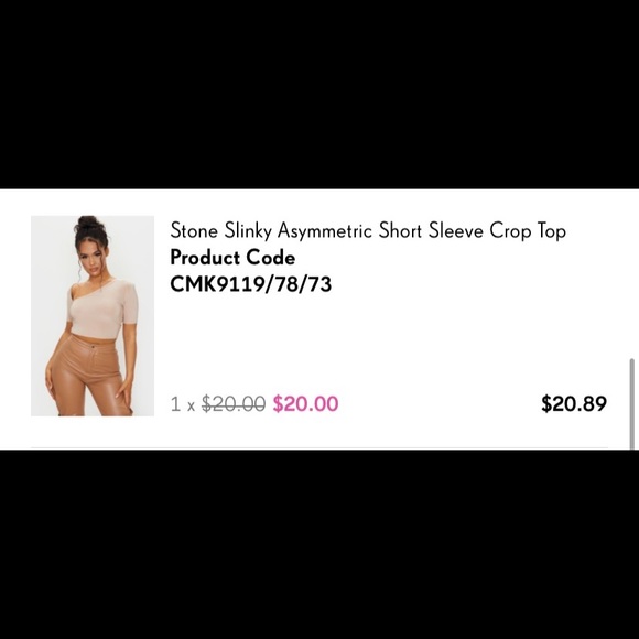 Trendy crop top - Picture 1 of 7